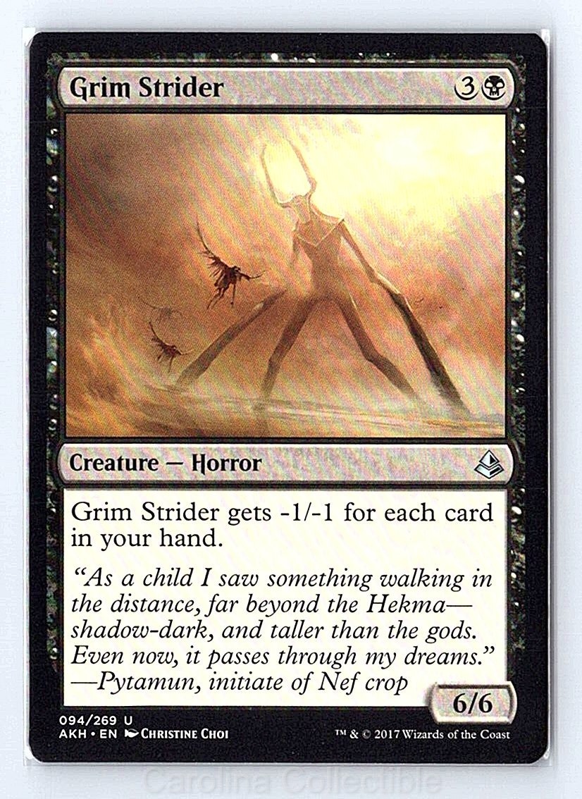 Grim Strider Near Mint - Amonkhet 94 Magic: The Gathering