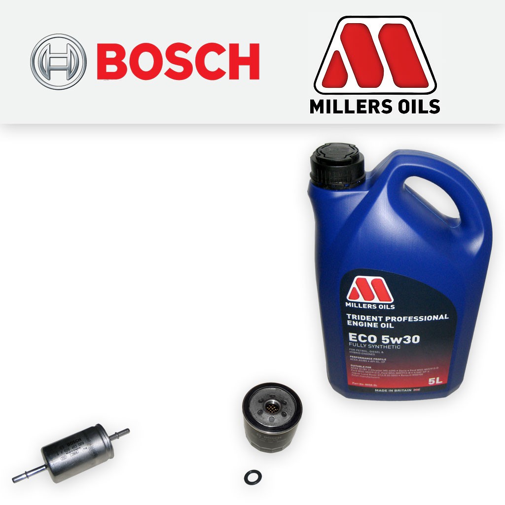 SERVICE KIT for VOLVO V50 1.6 16V OIL FUEL FILTERS +5L 5w30 FS OIL (2005-2012)