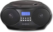 Insignia AM/FM Radio Portable CD Boombox - Black
