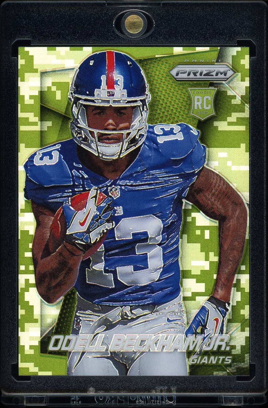 Odell Beckham Jr. 2014 Panini Prizm #282 Camo Prizm SP Giants