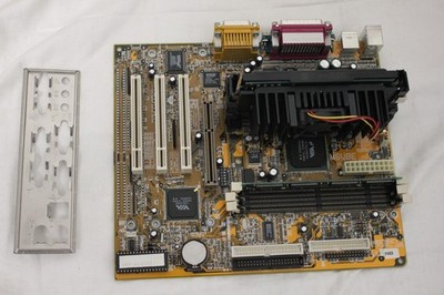 Motherboard BIOSTAR M6VBE mit CPU und RAM  Vintage Retro-PC 
