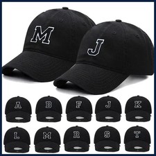 Letter A-Z Embroider Baseball Cap For Men Womne High Quality Soft Cotton