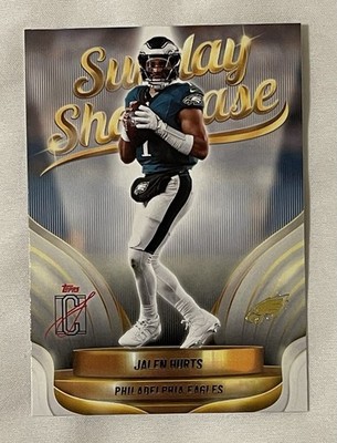 2025 Topps Signature Class #SS-8 Jalen Hurts Sunday Showcase - FREE SHIPPING