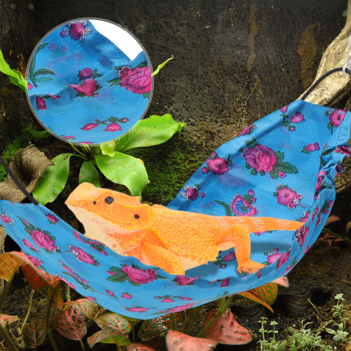 Bearded Dragon Hammock Lizard Hammock with Suction Cups and Hooks 1 Set - Bild 6 von 13