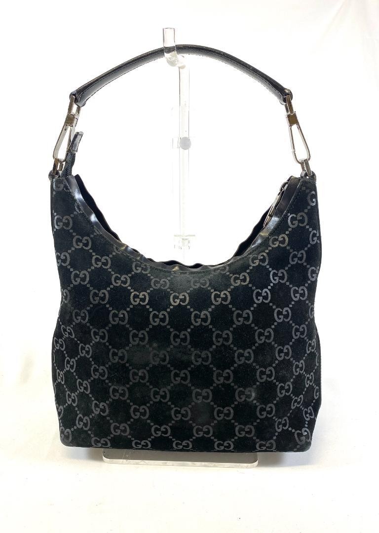 Gucci GG Suede One Shoulder Bag AA556 in 22cm
