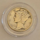 1945 Mercury Silver Dime BU 90% - Uncirculated 90% Silver