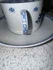 Vista Alegre Moments Viana Porcelain Cup & Saucer Portugal blue yellow flowers￼ — photo 5