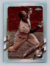 Gleyber Torres New York Yankees #137 2021 Topps Baseball Sepia Refractor