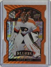 2020-21 Upper Deck Allure - Carter Hart #12 Orange Slice