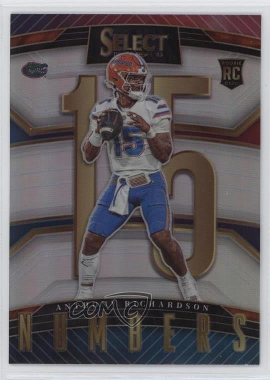 2023 Panini Select Draft Picks Numbers Silver Prizm Anthony Richardson 1b8