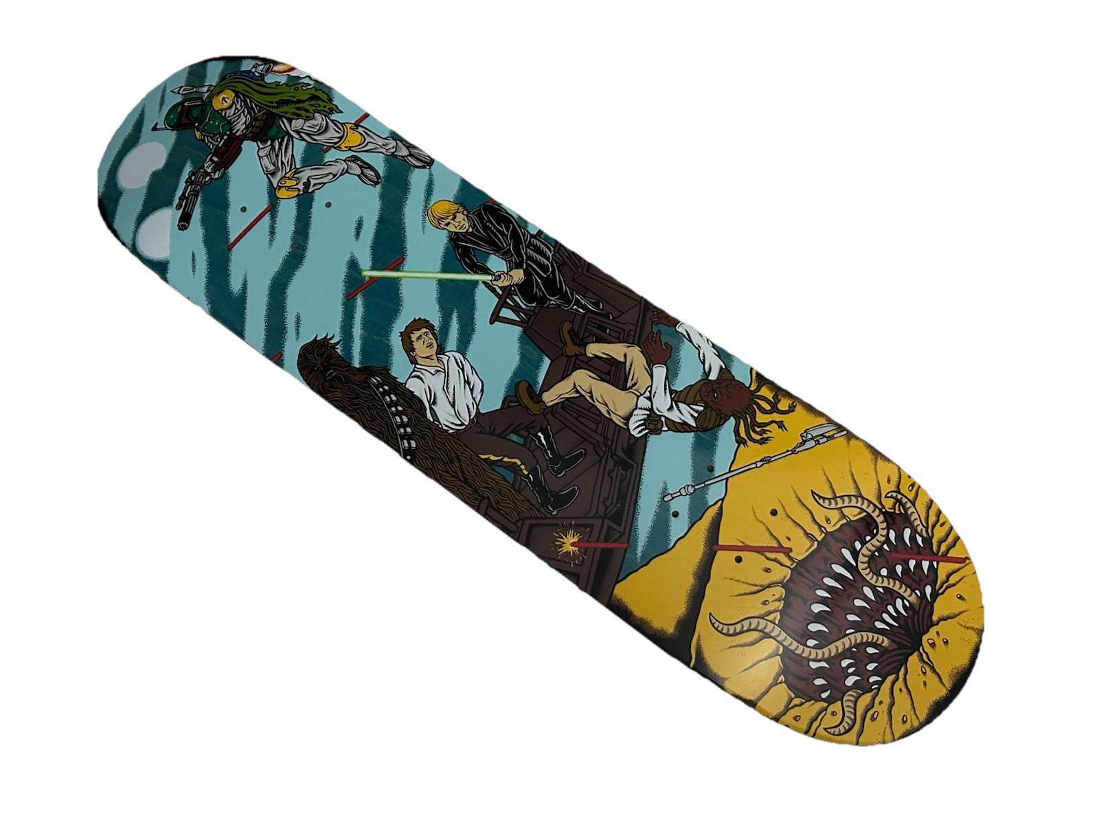 Santa Cruz Star Wars Skateboard Deck Sarlacc Pit Scene 8in x