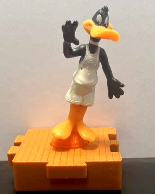 Vintage 1996 McDonalds Happy Meal Toy Looney Tunes Space Jam Daffy Duck Figure