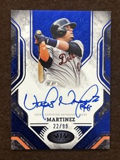 2025 Topps Tier One Victor Martinez #PPA-VM Prime Performers Auto Blue /99