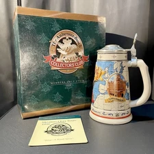 1996 Anheuser Busch Collectors Club Membership Stein Worlds Largest Brewer CB3