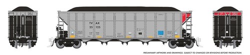Tolva de carbón Rapido ~ escala HO ~ AutoFlood III ~ TVAX ~ 169055A-25141 | Condition: New