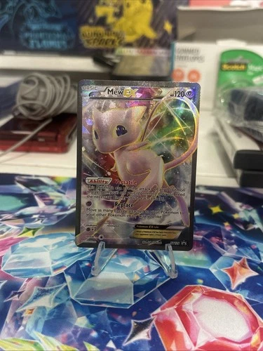 Pokemon Mew EX Black Star Promo Full Art Holo Card #XY126 Near Mint Condition