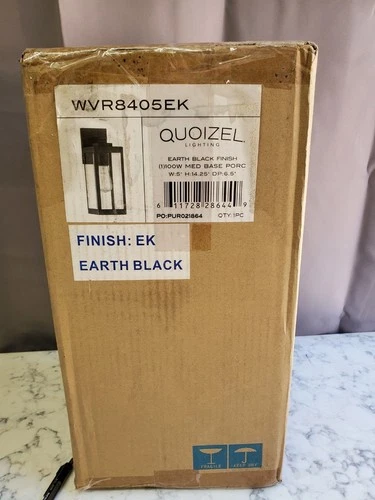 Quoizel WVR8405EK Quoizel Westover Modern 1 Light Wall Sconce, Black - Picture 4 of 4