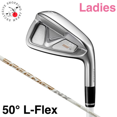 PRGR Golf Ladies 05 Iron Wedge Single 50° M-30 L-Flex Speeder NX Graphite Shaft