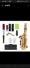 Eb Alto Saxophone Brass Lacquered Alto Sax Wind Instrument Woodwind UK with Bag
