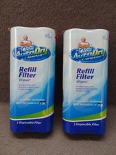 LOT (2) Mr Clean AutoDry Car Wash Refill Filter Pack 10-Uses Pur Spot-Free Rinse