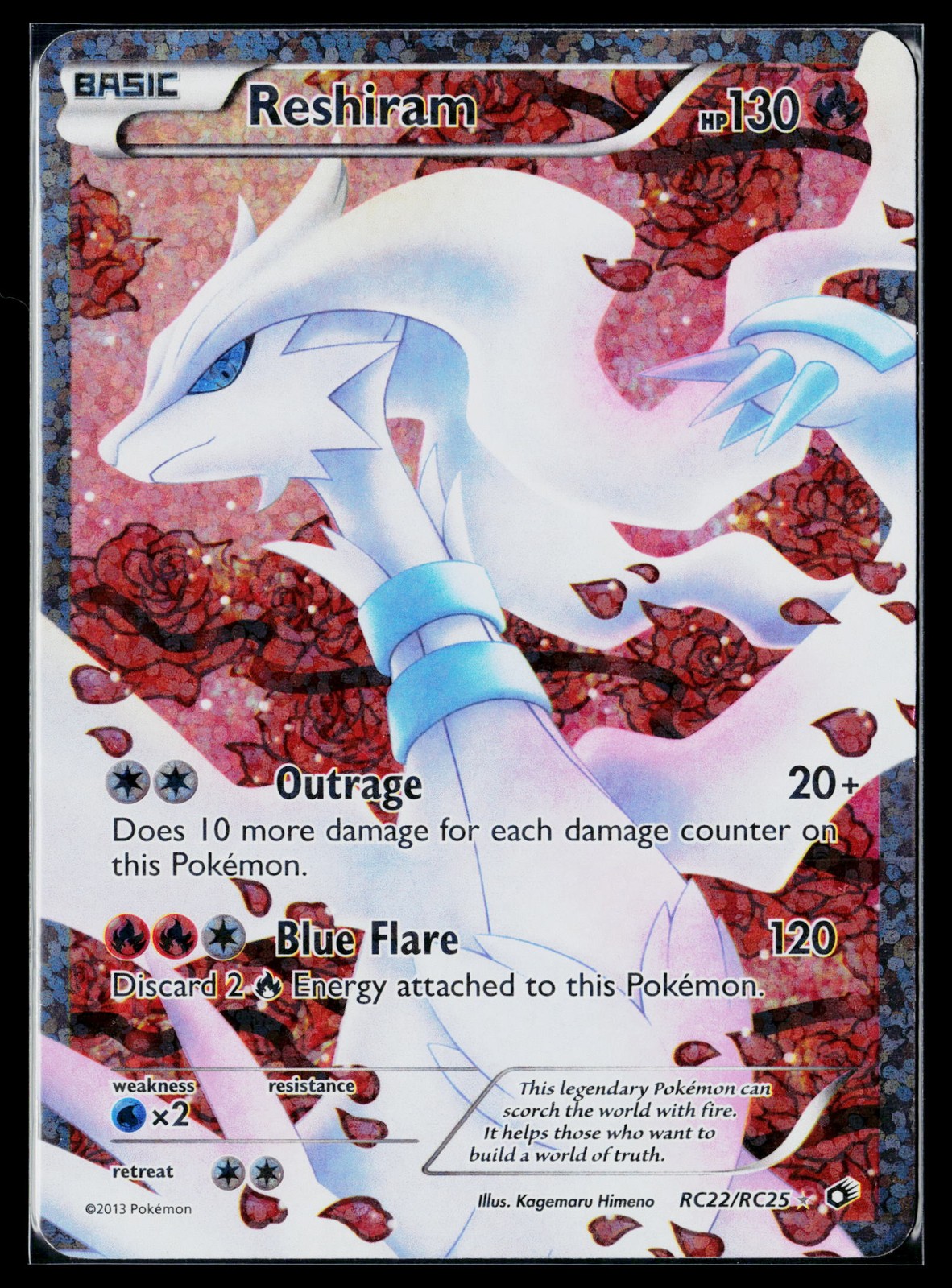 Legendary Treasures: Radiant Collection #RC22/RC25 Reshiram (Full Art)