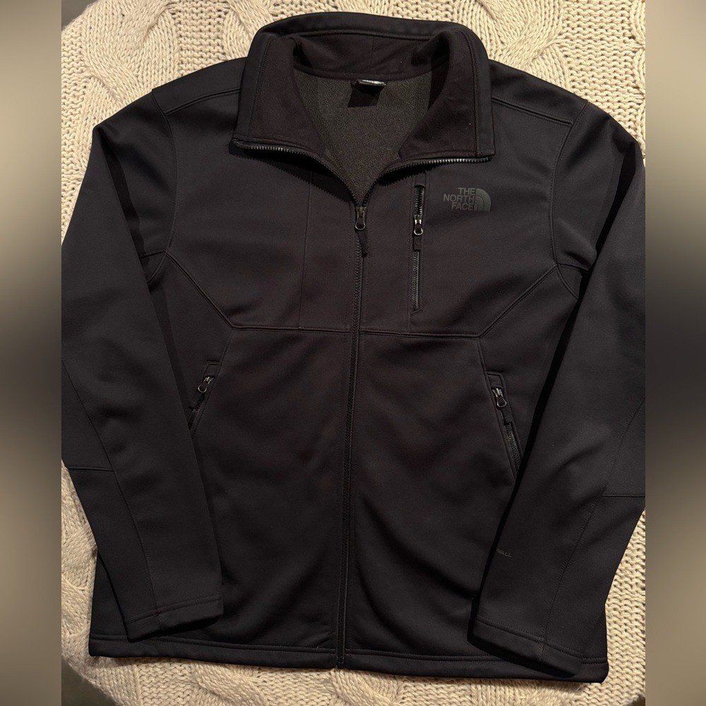 The North Face Apex Risor Soft Shell Jacket in bl… - image 2