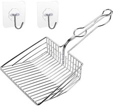 All Metal Litter Scoop, Solid Metal Sifter, Cat Litter Scoop Metal Jumbo, Cat...