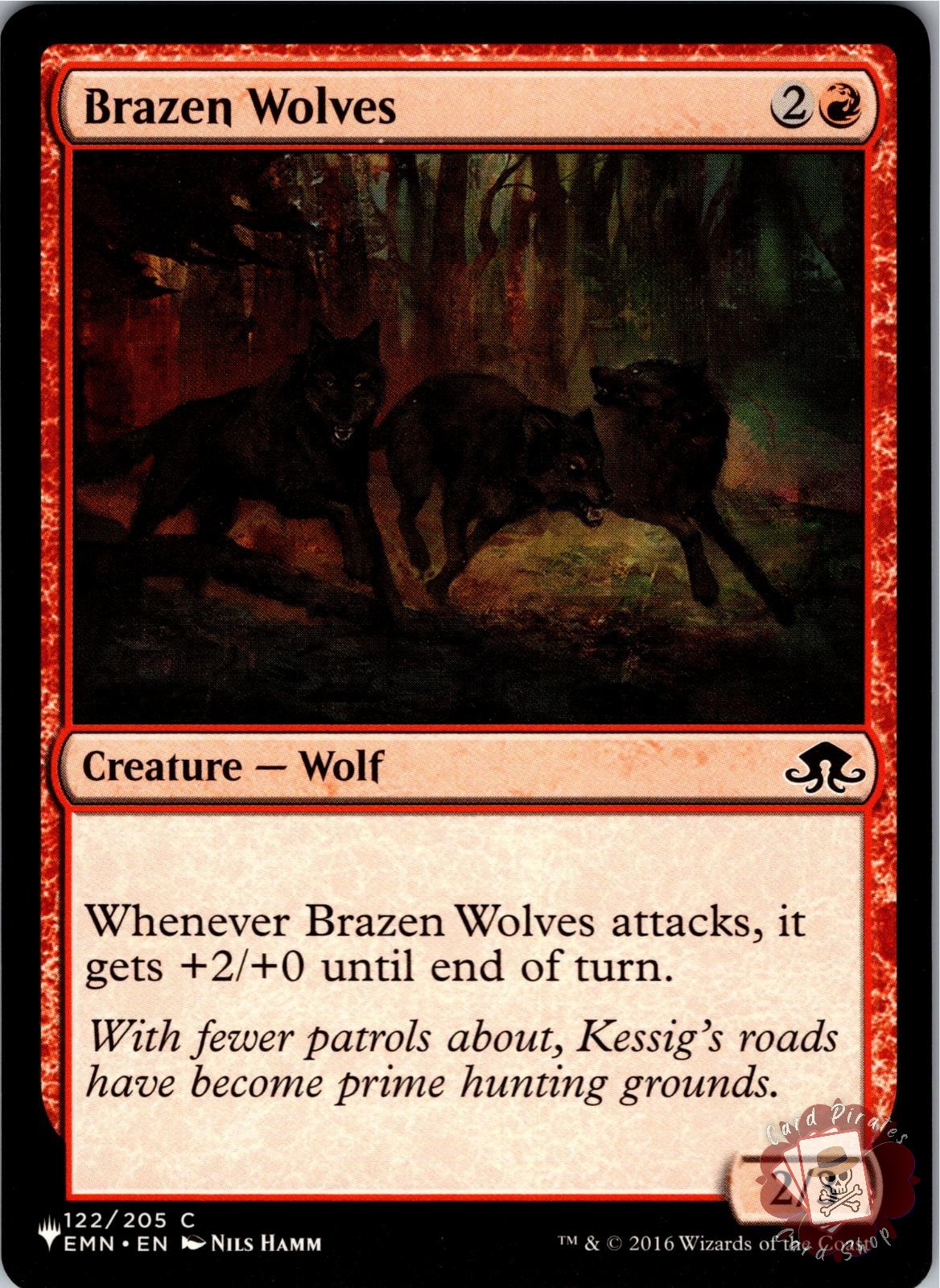 Brazen Wolves 122 Common Eldritch Moon Magic: The Gathering Lightly Played
