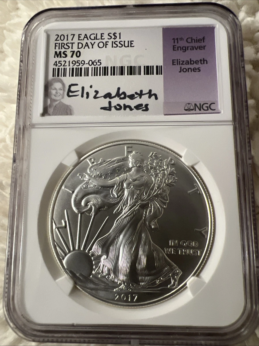 American Eagle MS 70 Graded 2017 Silver Bullion Coins for sale | eBay