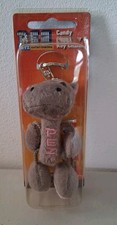 PEZ Safari Babies Hippo Plush Keychain & Dispenser 2005 Retired New In Package