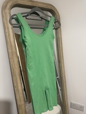Ribbed Green Playsuit