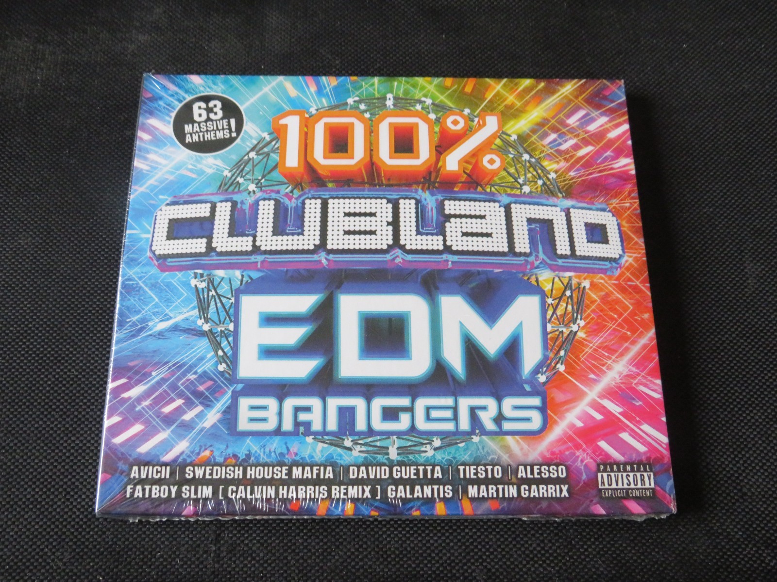 Various Artists - 100% Clubland EDM Bangers (NEW SEALED 3 x CD 2018)