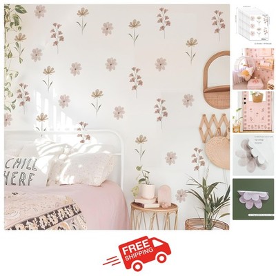 Transform Your Child's Room with 84 PCS Daisy Wall Decals | Stylish Boho Decor