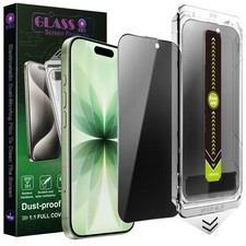 SY SHANGYAN 2 Pack Anti-Spy Privacy Screen Protector for iPhone 17/16 Pro 6.3-I