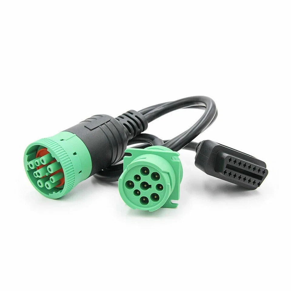 Convertidor de cable de diagnóstico para camión J1939 9P a 9PIN y 16P OBD2 para vehículo pesado Foto 3 de 4