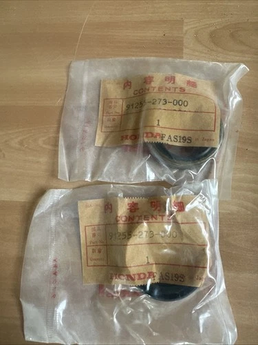 Lot of 2 NOS Honda Oil Seals (35x47x10.5) CL72 CL77 91255-273-000