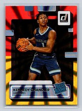 2022  Donruss Holo Laser Red/Gold #236 Kennedy Chandler Rated Rookie Rc B13