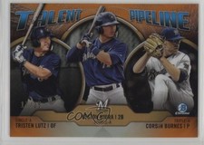 2019 Bowman Orange Refractor 17/25 Corbin Burnes Keston Hiura Tristen Lutz 4d3