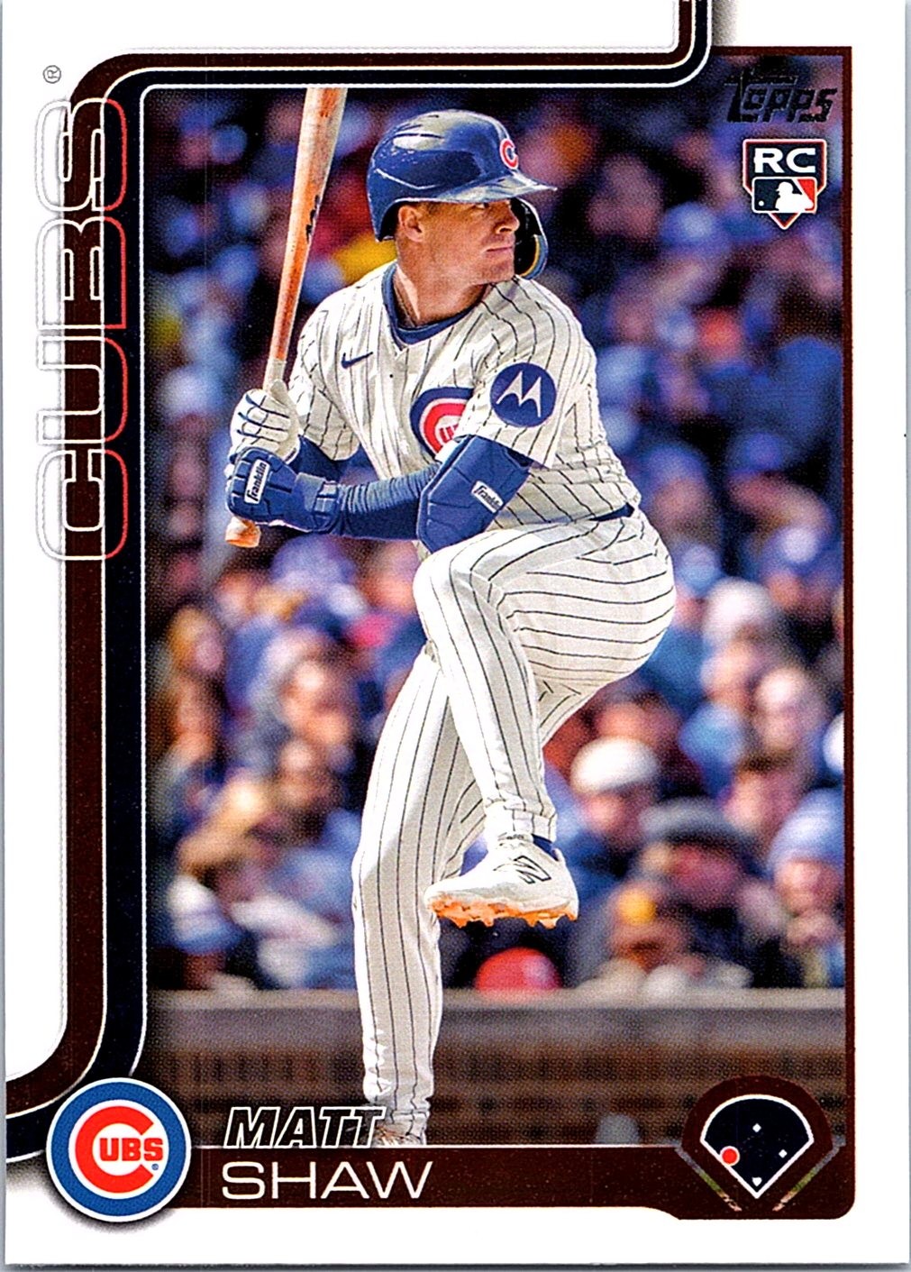 Matt Shaw 2025 Topps Update #US200 Chicago Cubs RC