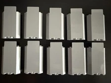 ( 10 ) BRAND NEW LEGO 3x3x6 LIGHT GRAY BRICK WALL MASONRY CASTLE 45 DEGREE