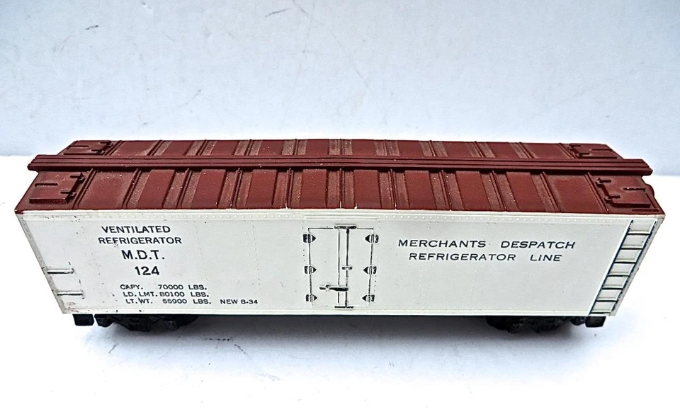 HO Craftsmen Built MDT Merchants Despatch Ventilated Refrigerator Boxcar LowShip - Image 2 of 4