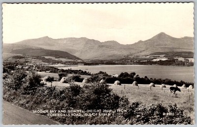 Vtg RPPC Postcard Goatfell Corriegills Road Isle Of Arran, Scotland 1950s