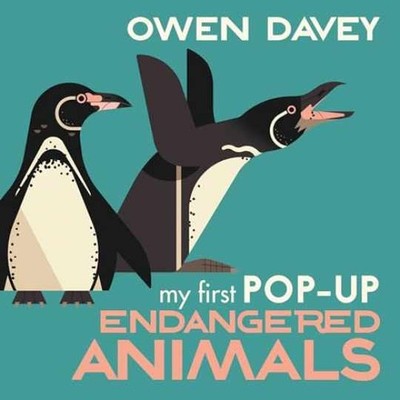 My First Pop-Up Endangered Animals - Hardcover, by Davey Owen - Very Good