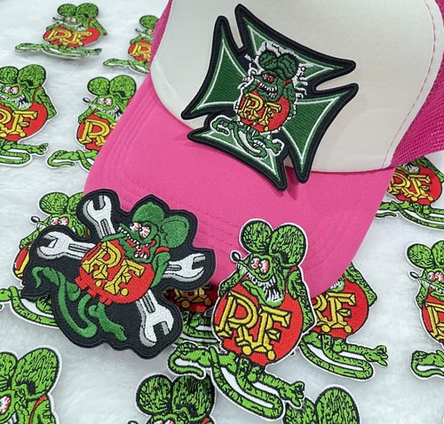 Rat Fink Patch Set of Three iron on patches Embroidered 3 | eBay