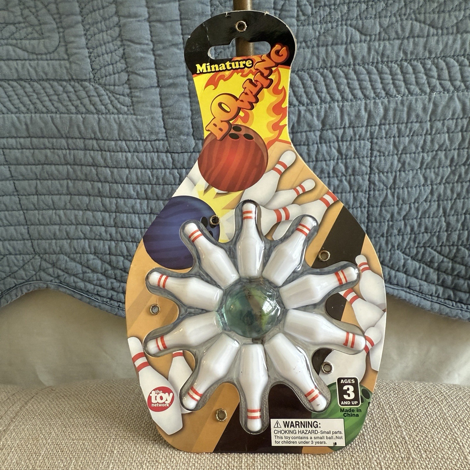 Miniature Bowling Set Toy New in Package RINCO Mini Bowling