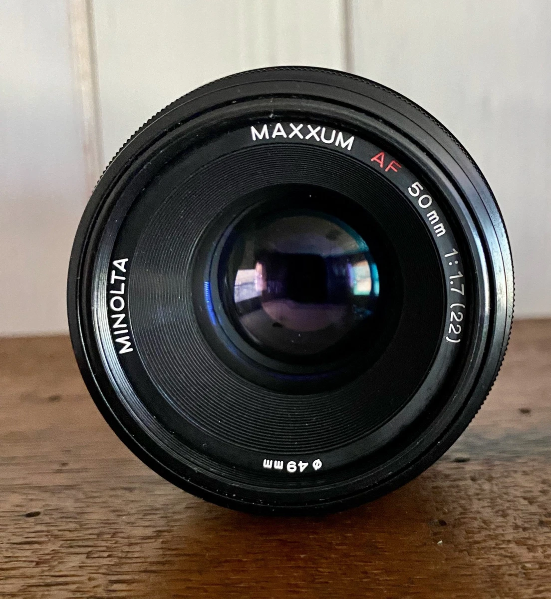 Minolta Maxxum 50mm Focal Camera Lenses f/1.7 Maximum Aperture for