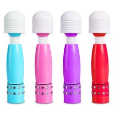 Pretty Mini Multi-Speed Magic Massager Wand / Diamond Massage Powerful Full Body