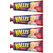 Kalles Kaviar Mild Swedish Cod Roe Caviar (4 x 300 gram) Made in Sweden
