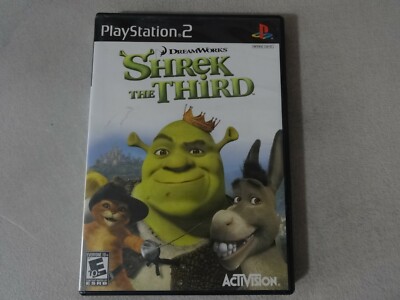 Shrek The Third Sony Playstation 2 PS2 Game Complete Free Ship