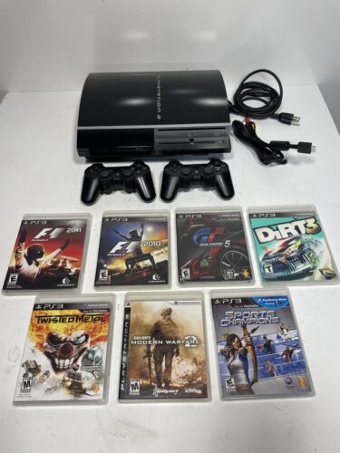 Sony Playstation 3 FAT Console, PS3 - CECHL01 - W/7 Games